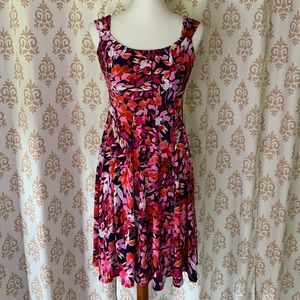 LONDON TIMES floral dress 4P